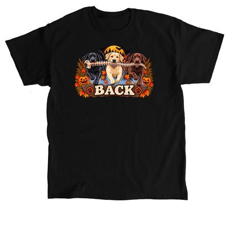Halloween Bone Back!, a Black Classic Unisex Tee