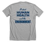Earth Day 2026, a Athletic Heather Premium Unisex Tee (back-view)