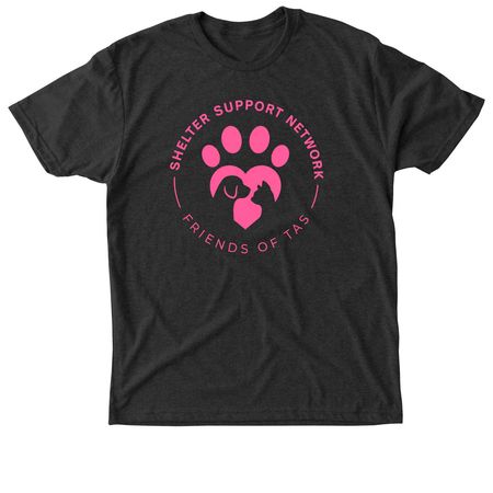 SSN/ FoTAS Circle Logo, a Vintage Black Triblend Unisex Tee