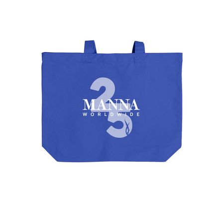 Anniversary Canvas Tote, a True Royal Cotton Canvas Tote Bag