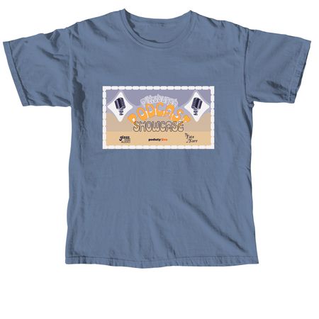 Podcast Showcase Year 1&nbsp;, a Blue Jean Comfort Colors Unisex Tee