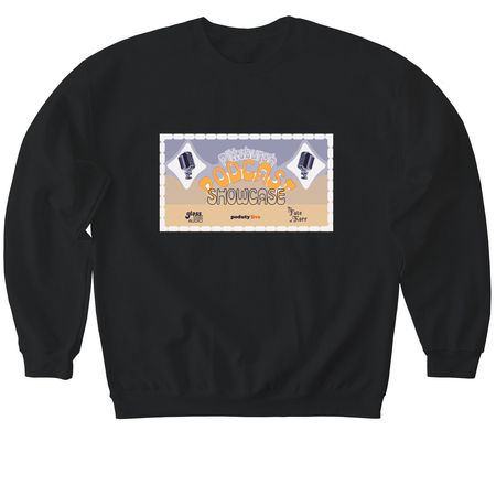 Podcast Showcase Year 1&nbsp;, a Black Softstyle Crewneck Sweatshirt