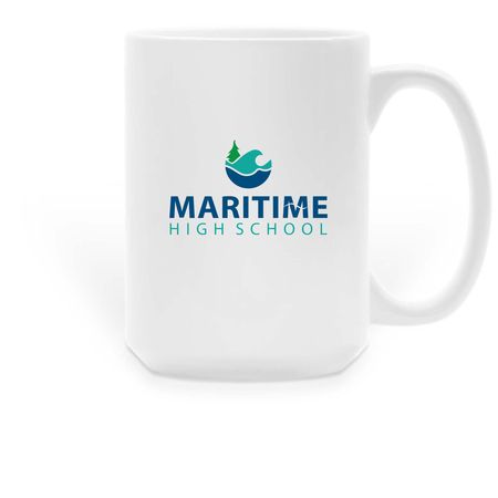 The Maritime MUG, a White Large Coffee Mug
