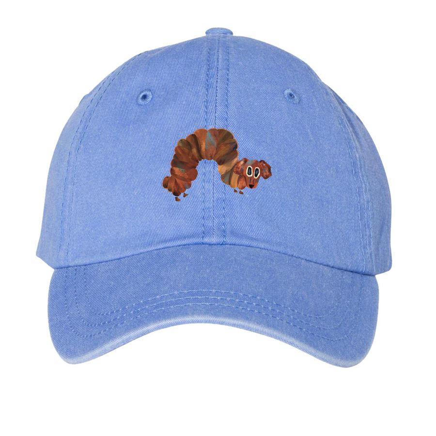 The Very Hungry Oswald, a Periwinkle Printed Pigment Dye Baseball Cap