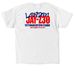 Jay Z London 2026 Merch Tee At Tottenham, a White Classic Unisex Tee (back-view)