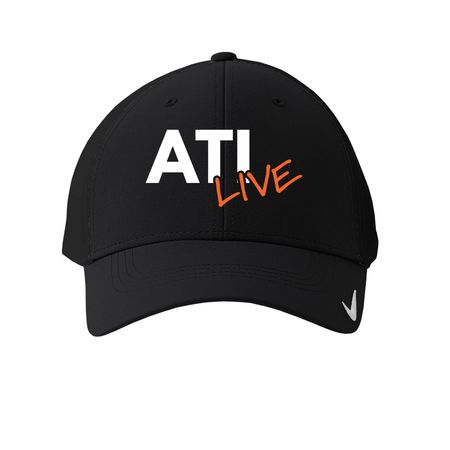 ATI Live Caps, a Black Printed Nike Dri-FIT Legacy Performance Cap