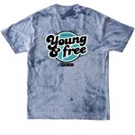 Tie Dye&nbsp;, a Ocean Comfort Colors Colorblast Tee (back-view)