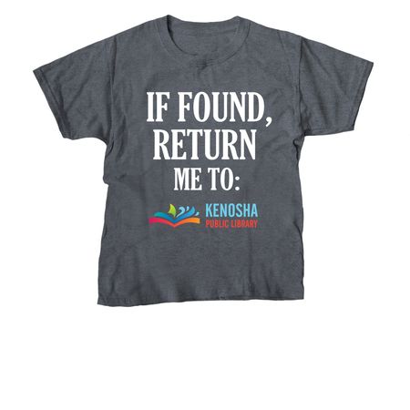 If Found Shirt, a Dark Heather Youth Unisex Tee