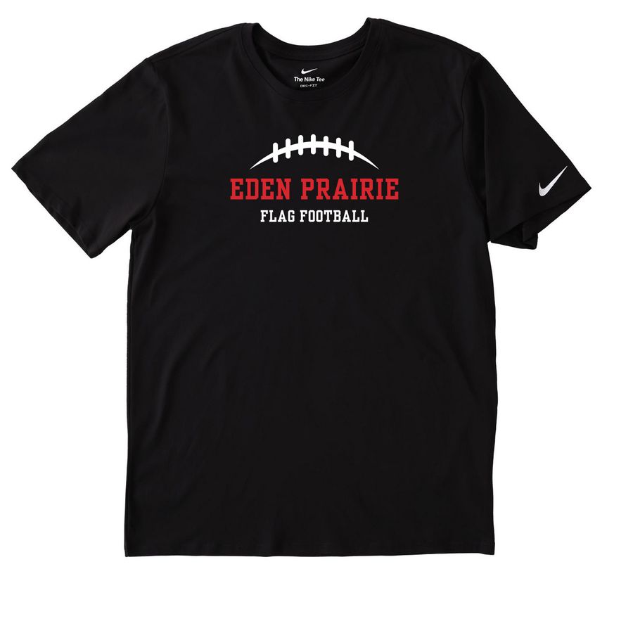 EPHS Flag Performance Collection-Laces, a Black Nike Dri-FIT Jersey Blend Performance Tee