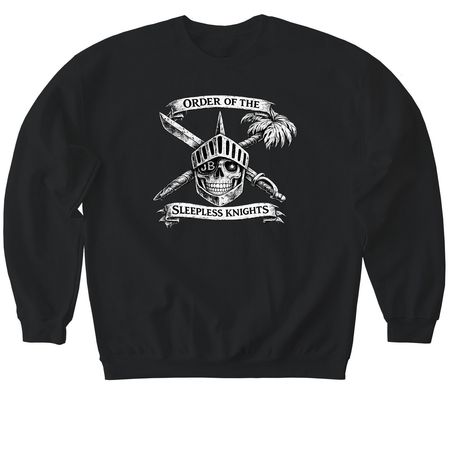 Hook or Crook Or New Design, a Black Softstyle Crewneck Sweatshirt