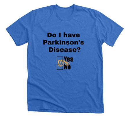 Parkinson's Awareness #2, a Heather True Royal Premium Unisex Tee
