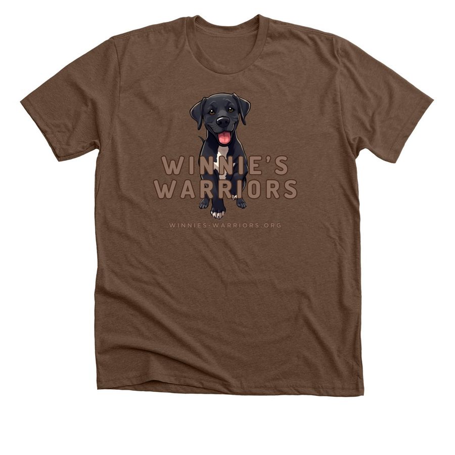 Winnie's Warriors Sanctuary, a Heather Brown Premium Unisex Tee