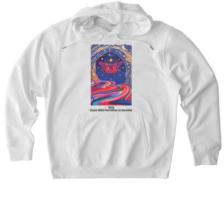 &nbsp;2026 Artist Tee, a White Stanley/Stella Unisex Cruiser 2.0 Pullover Hoodie