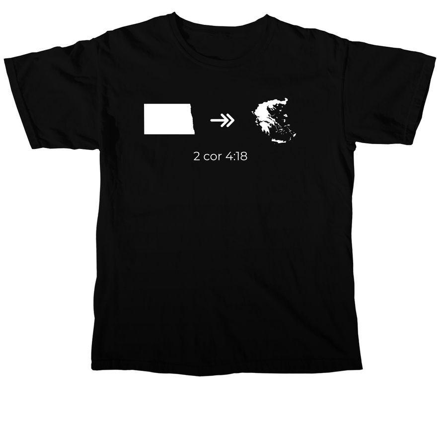 The Unseen is Eternal, a Black Comfort Colors Unisex Tee