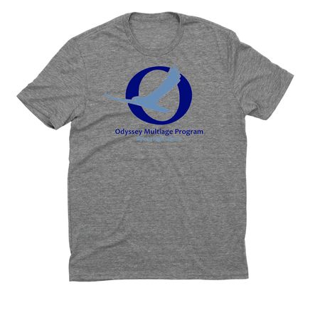 Classic Logo Shirts, a Aluminum Grey Allmade Eco Triblend Unisex Tee