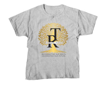 Randall-Turner Reunion 2026&nbsp;Black and Gold, a Sport Grey Youth Unisex Tee