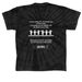 JAHWC - Together, Homies&nbsp;, a Black Classic Tie Dye Tee (back-view)