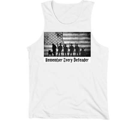 Merchandise, a White Premium Cotton Tank