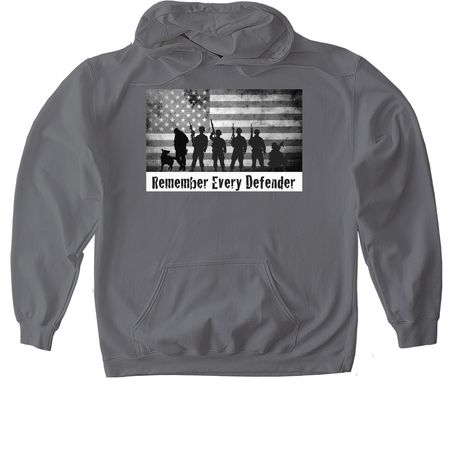 Merchandise, a Charcoal Gildan Softstyle Pullover Hoodie