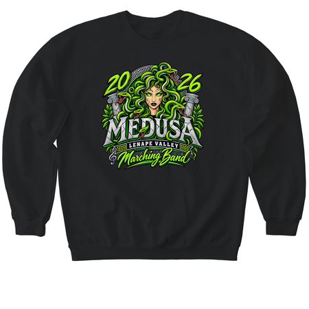 Medusa Swag shirt, a Black Softstyle Crewneck Sweatshirt