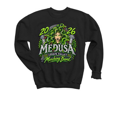 Medusa Swag shirt, a Black Youth Crewneck Sweatshirt