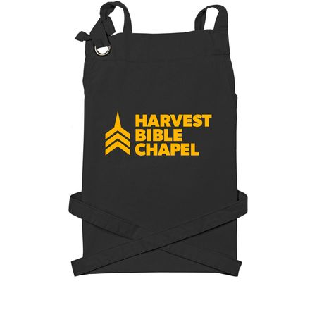 Aprons, a Black Cotton Canvas Pocket Apron