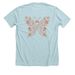 Kennedy strong, a Heather Ice Blue Premium Unisex Tee (back-view)