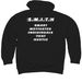 S.M.I.T.H, a Black Midweight Pullover Hoodie