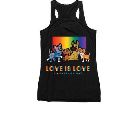 PIPs Pride, a Black Women's Racerback