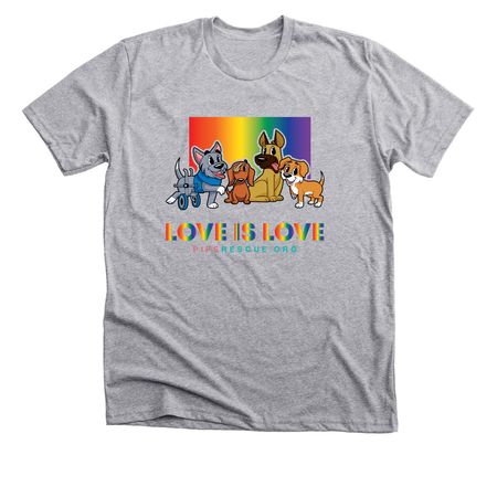 PIPs Pride, a Athletic Heather Premium Unisex Tee