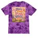 More Than Pink Walk, a Purple Crystal Tie Dye Tee (back-view)