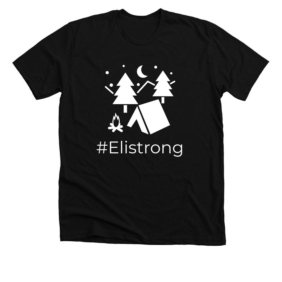#Elistrong, a Solid Black Blend Premium Unisex Tee