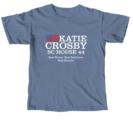 Team Katie Merch, a Blue Jean Comfort Colors Unisex Tee