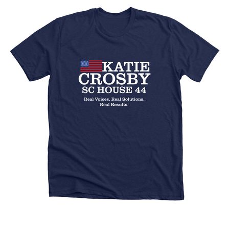 Team Katie Merch, a Solid Navy Blend Premium Unisex Tee