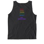 Our Home. Our Heart. Our Pride., a Black Comfort Colors Tank Top (back-view)