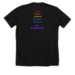 Our Home. Our Heart. Our Pride., a Solid Black Blend Premium Unisex Tee (back-view)