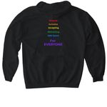 Our Home. Our Heart. Our Pride., a Black Gildan Softstyle Pullover Hoodie (back-view)
