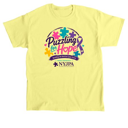 Puzzling For Hope Basics, a Cornsilk Classic Unisex Tee