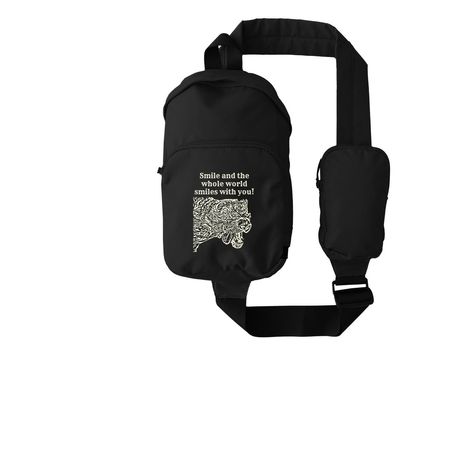 Miles of Smiles, a Black Grove Sling Bag