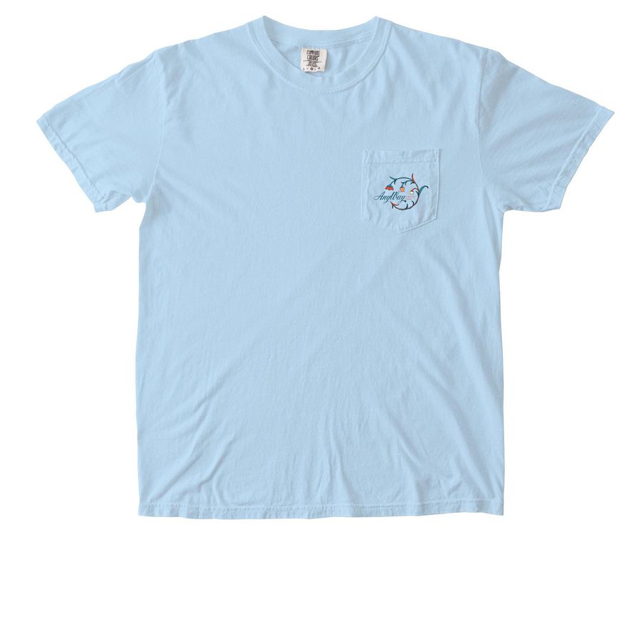 Pocket Tees, a Chambray Comfort Colors Pocket Tee