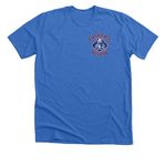 FHS Class of '96 Reunion, a Heather True Royal Premium Unisex Tee (back-view)