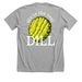 Uni, a Athletic Heather Premium Unisex Tee (back-view)