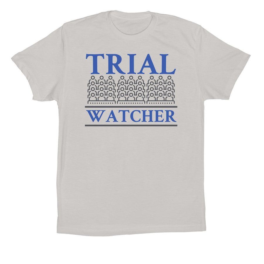 Trial Watch Tee Xl, a Solid Athletic Grey Premium Cotton Tee