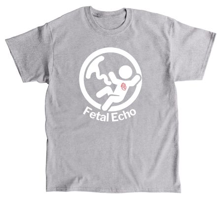 Fetal Echo, a Sport Grey Classic Unisex Tee