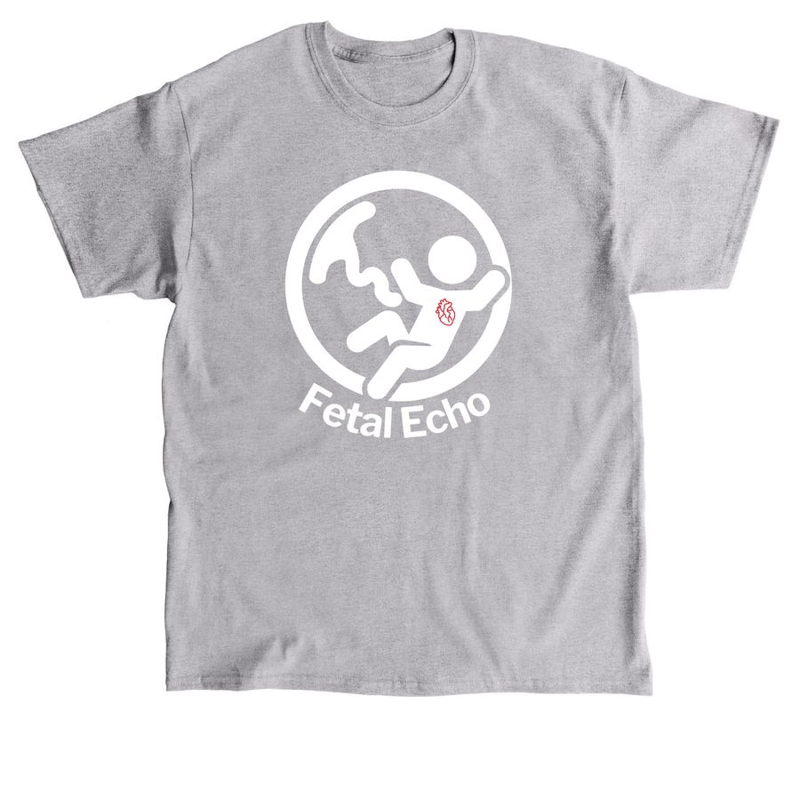 Fetal Echo, a Sport Grey Classic Unisex Tee