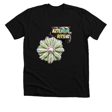Aztekium ritteri in habitat, a Solid Black Blend Premium Unisex Tee