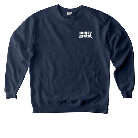 Ricky Brick Season One, a True Navy Comfort Colors Crewneck Sweatshirt