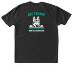 FFK9 Trainers 2025, a Vintage Black Triblend Unisex Tee (back-view)