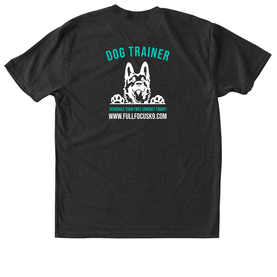 FFK9 Trainers 2025, a Vintage Black Triblend Unisex Tee (back-view)