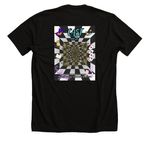 Alice In Wonderland, a Solid Black Blend Premium Unisex Tee (back-view)